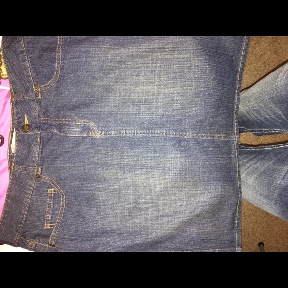 Tex by Max Azria blue jean skirt size 8 - Picture 7 of 8
